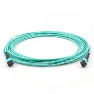 12 Fibers OM3 12 Strands MPO Trunk Cable 3.0mm LSZH