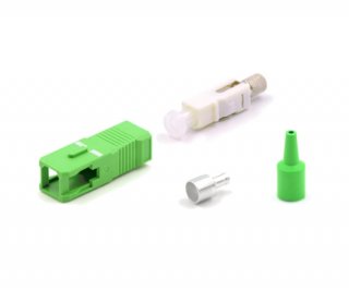 SC/APC Singlemode Simplex 900um Epoxy Connector