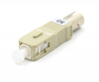 SC Male ST Female 50/125 Hybrid Adapter