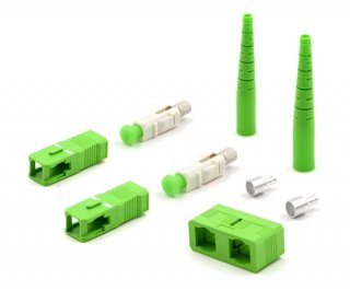 SC/APC Singlemode Duplex 2mm Epoxy Connector Kit