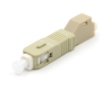 SC Male LC Female 50/125 Hybrid Adapter