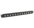 19 1U Panel with 12 FC Adapters