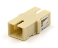 SC Simplex Beige Adapter without Flange