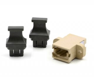 Beige MTP Adapter SC Footprint Full Flange