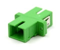SC Simplex Green Adapter with Flange