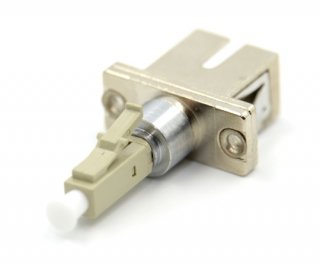 LC Male SC Female 625/125 Hybrid Adapter