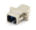 SC Female LC Female Hybrid Metal Adapter
