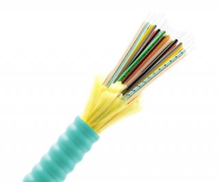 48 Fiber Armored Distribution Cable OM3 OFNP