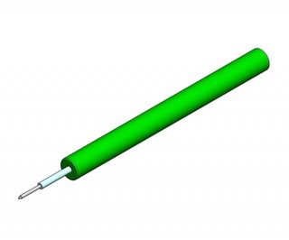 09mm Tight Buffer Multimode OM1 Cable Green