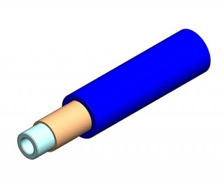 3mm Simplex Furcation Tubing for 900m Blue
