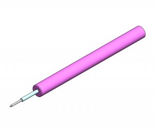 09mm Tight Buffer Multimode OM1 Cable Pink