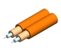 2mm Duplex Multimode OM1 Cable Orange LSZH