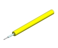 09mm Tight Buffer Multimode OM3 Cable Yellow 09mm Tight Buffer Multimode OM3 Cable Yellow
