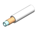 2mm Simplex Furcation Tubing for 900m White