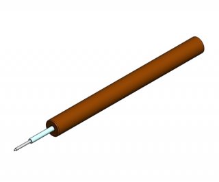 09mm Tight Buffer Multimode OM1 Cable Brown