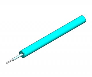 09mm Tight Buffer Multimode OM3 Cable Aqua