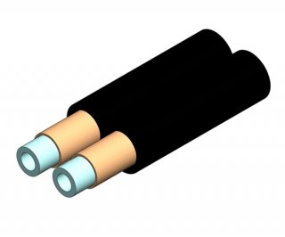 3mm Duplex Furcation Tubing for 900m Black