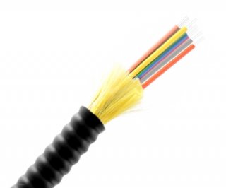 12 Fiber Armored Indoor / Outdoor Cable OM2 OFNR