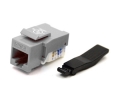 Cat6 Keystone Jack Toolless Type Gray