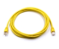 1ft Cat6a 600MHz UTP Ethernet Yellow