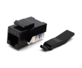 Cat6 Keystone Jack Toolless Type Black Cat6 Keystone Jack Toolless Type Black