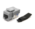 Cat5e Keystone Jack Toolless Type Gray Cat5e Keystone Jack Toolless Type Gray