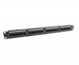 Cat6 24 Port 110 Type Unshielded 1U Copper Patch Panel