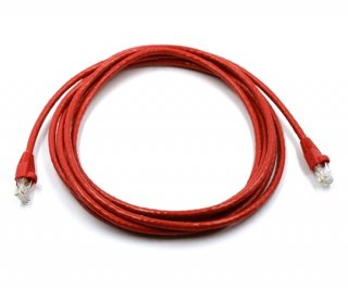 75ft Cat5e 350MHz UTP Ethernet Red