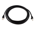 25ft Cat6 550MHz UTP Ethernet Black