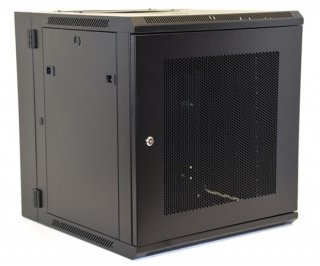 12U Wall Mount Equipment Cabinet Mesh Door Double