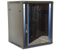 15U Wall Mount Equipment Cabinet Vented Border Single