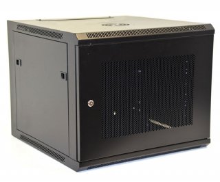 9U Wall Mount Equipment Cabinet Mesh Door Single