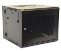 9U Wall Mount Equipment Cabinet Mesh Door Double