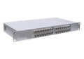 32 Channel Video Over Fiber Optic Converter with Audio and Data