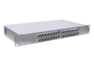 32 Channel Video Over Fiber Optic Converter with Audio and Data