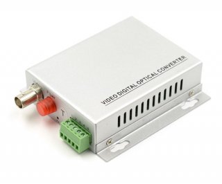 1 Channel Video Over Fiber Optic Converter Digital Converter with Data