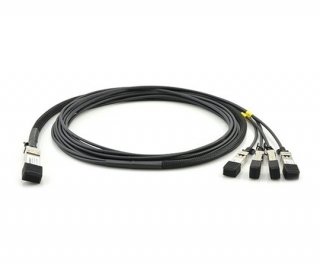 Extreme Networks 10GB4C50QSFP Compatible 40G QSFP to SFP DAC Cable