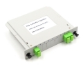 1x2 PLC SC/APC Fiber Optic Splitter in ABS Box  1x2 PLC SC/APC Fiber Optic Splitter in ABS Box