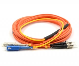 15m SC to ST Duplex OM1 Mode Conditioning Cable