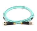 7m ST to ST Duplex OM3 Armored Fiber Cable