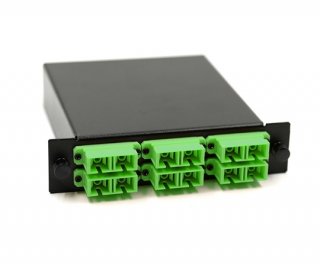 12 Fiber MTP Cassette OS2 SC/APC to MTP Std Male