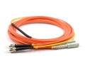 20m ST to SC Duplex OM1 Mode Conditioning Cable