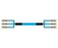 6 Fiber Multimode OM3 Custom Fiber Cable Assembly