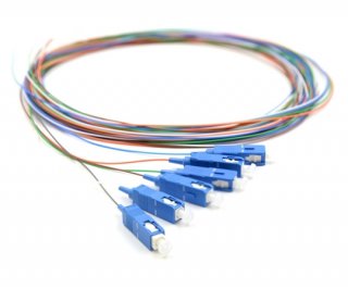 3m 6 Fiber SC Pigtail Singlemode OS2