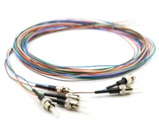 3m 6 Fiber ST Pigtail Singlemode OS2