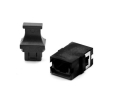 Black MTP Adapter SC Footprint Reduced Flange  Black MTP Adapter SC Footprint Reduced Flange
