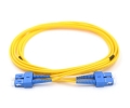 5m SC to SC Duplex Singlemode Armored Fiber Cable