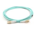 1m LC to LC Duplex OM3 Armored Fiber Cable