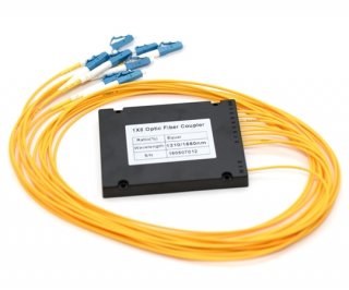 1x8 PLC Fiber Optic Splitter in ABS Box
