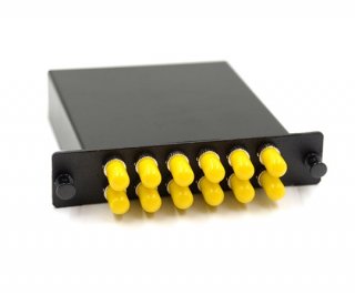 12 Fiber MTP Cassette OS2 ST to MTP Std Female